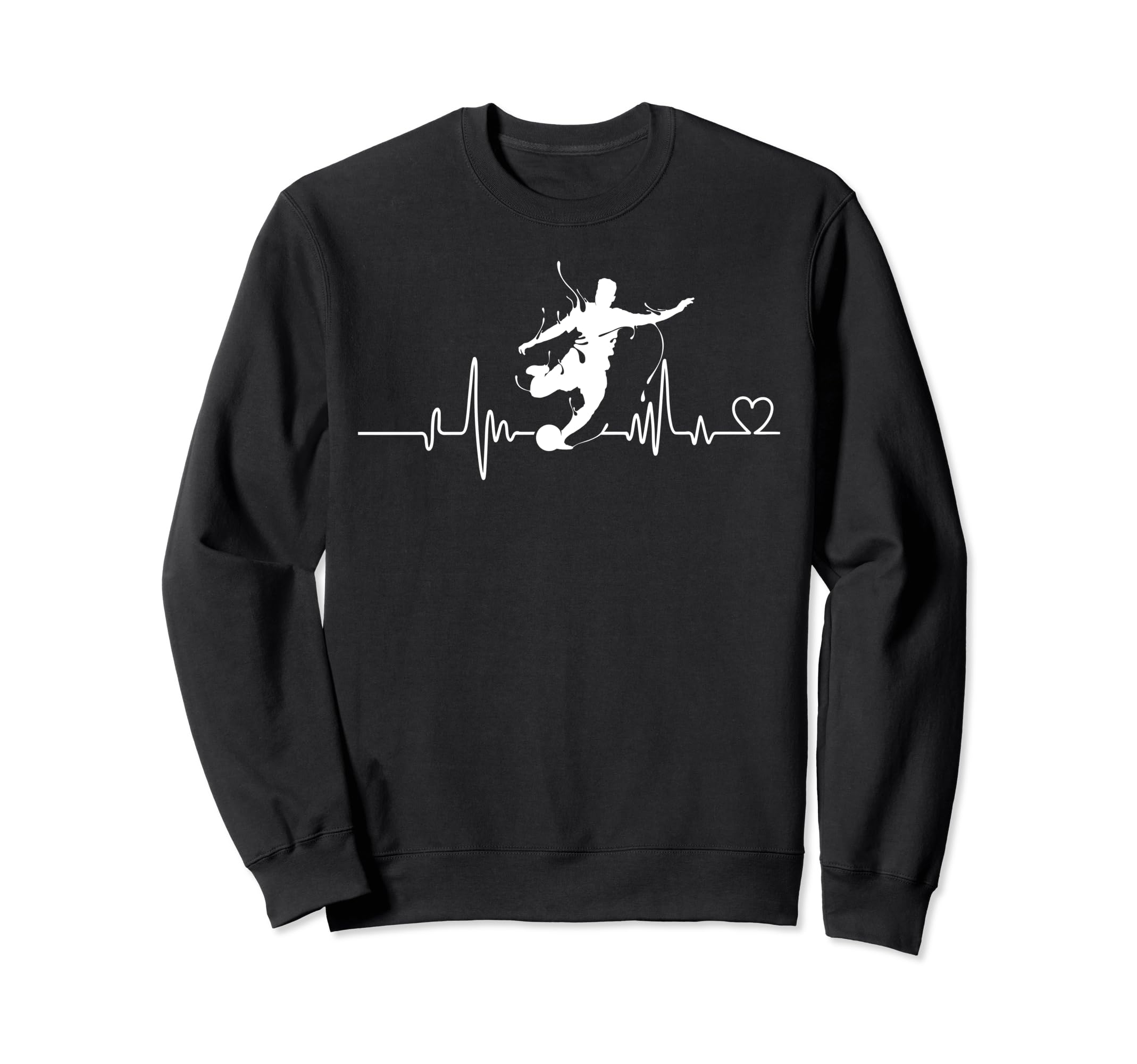 Soccer Heartbeat Tees Soccer Ball Sweatshirt - Streetwear Style for Adults - T-Shirt, Sweatshirt, Hoodie