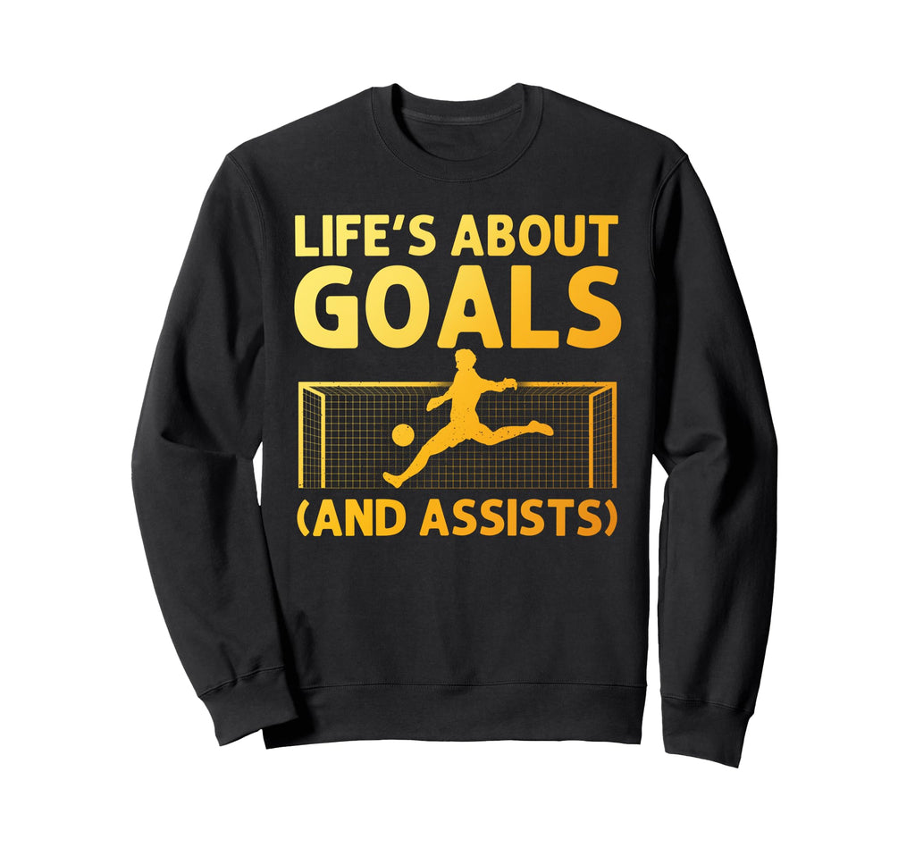 Funny Soccer Art Gag Soccer Player Sweatshirt - Graphic Print for Adults - T-Shirt, Sweatshirt, Hoodie