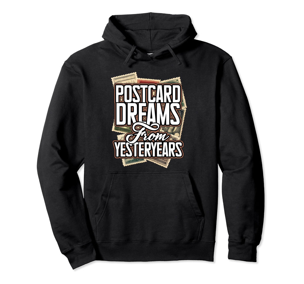 Postcard Collector Antique Postcards Hoodie - Graphic Print for Adults - T-Shirt, Sweatshirt, Hoodie