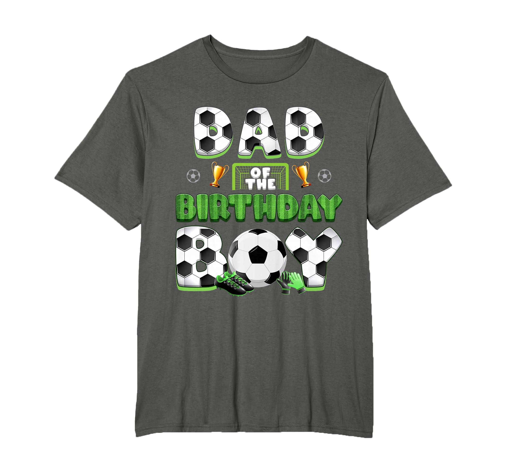 Dad And Mom Birthday Soccer Group T-Shirt - Aesthetic Graphic for Adults - T-Shirt, Sweatshirt, Hoodie