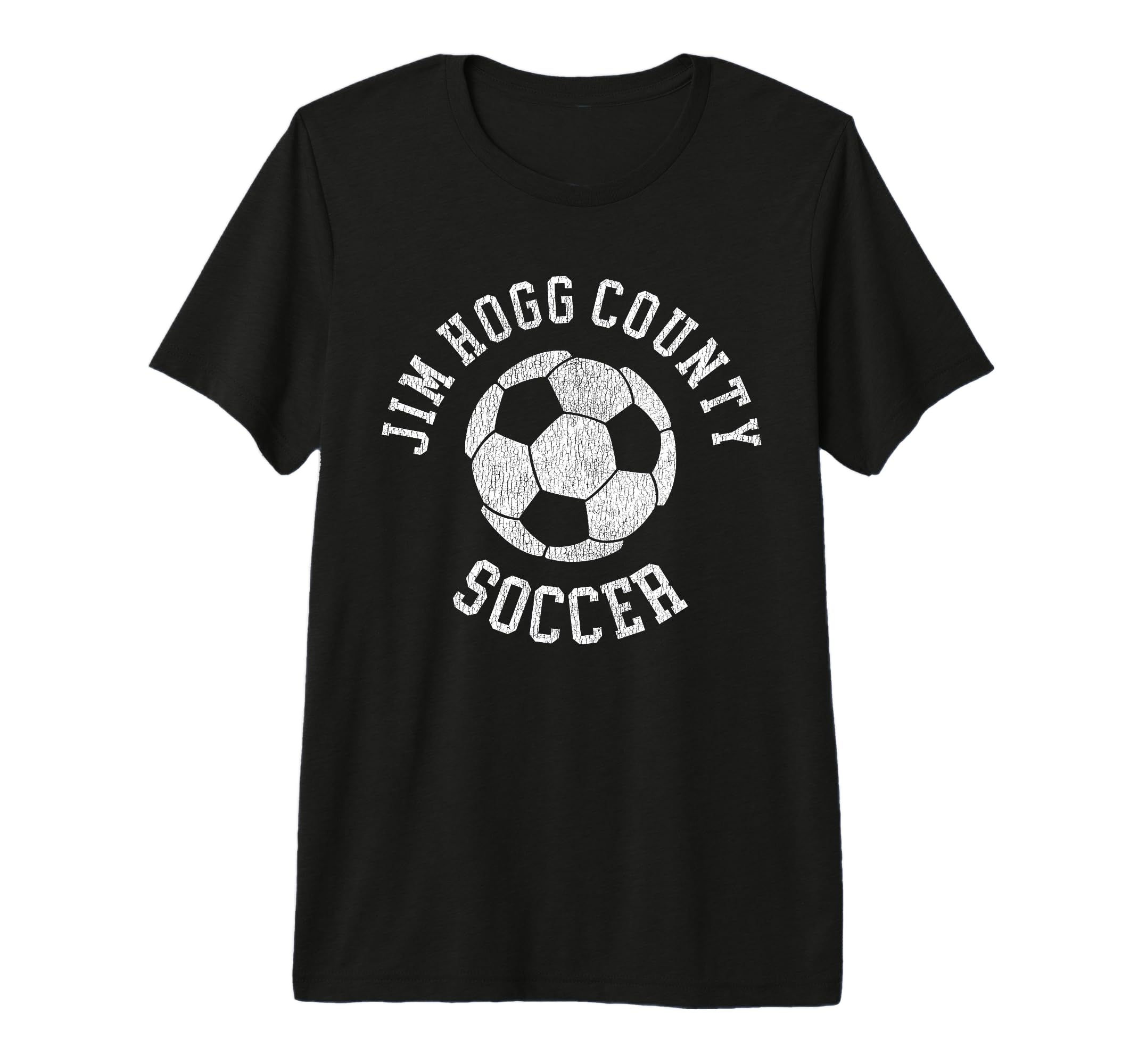 Jim Hogg County Soccer Distressed 90S T-Shirt - Minimalist Print Unisex - T-Shirt, Sweatshirt, Hoodie