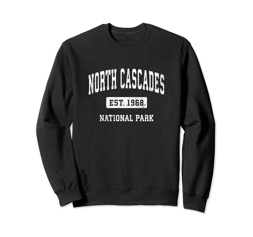 North Cascades National Park Sports Sweatshirt - Trendy Graphic Unisex - T-Shirt, Sweatshirt, Hoodie