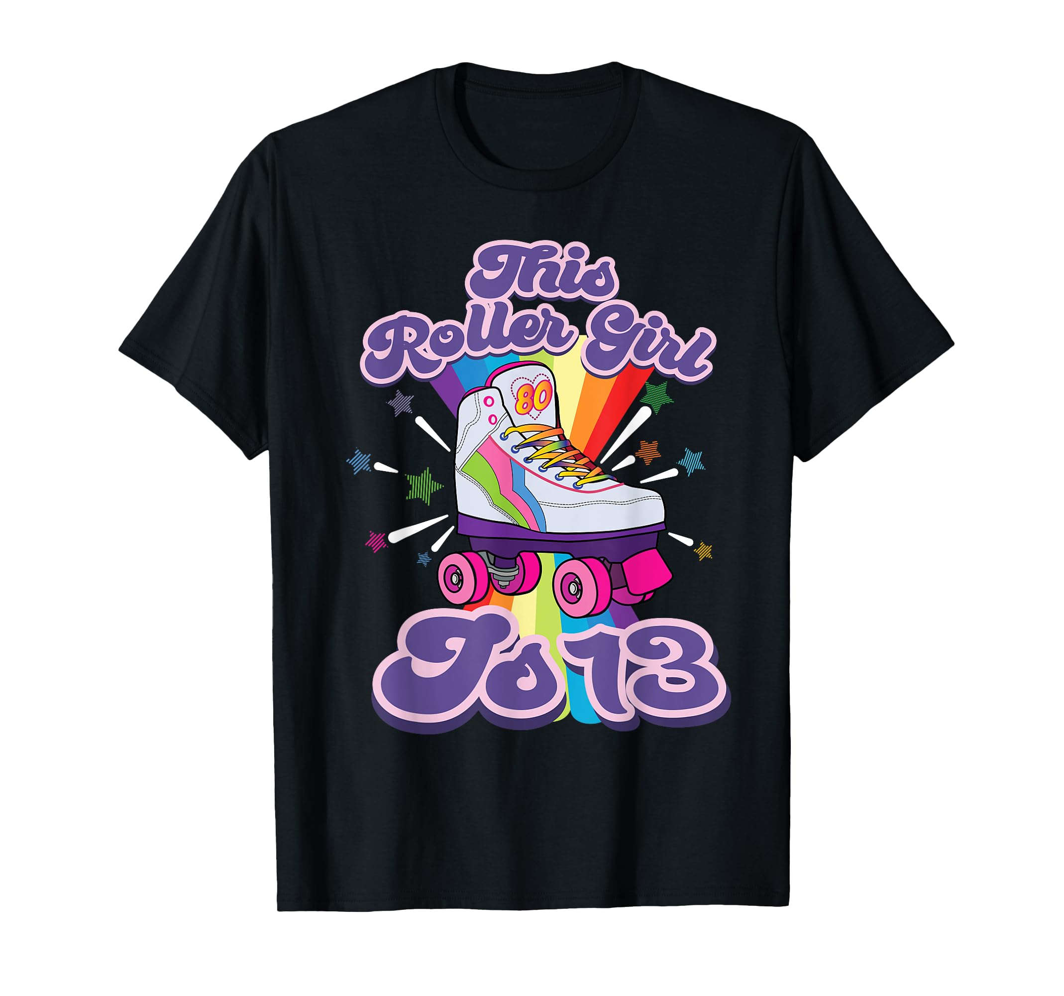 Roller Skating 13 Year Old 13Th T-Shirt - Streetwear Style for Adults - T-Shirt, Sweatshirt, Hoodie