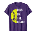 Dibs Coach Funny Softball Wife T-Shirt - Fun Novelty Design Men Women - T-Shirt, Sweatshirt, Hoodie