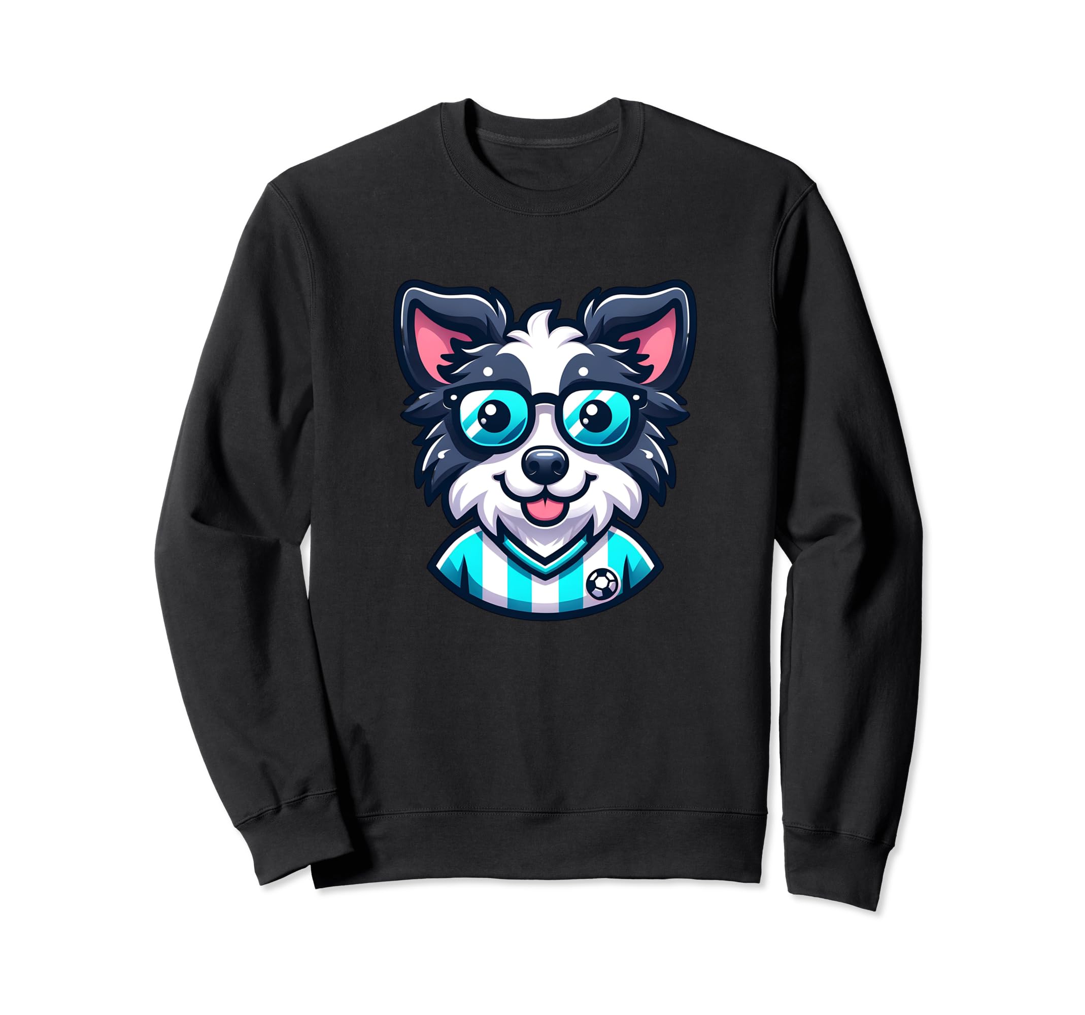 Border Collie Soccer Fan Pet Sweatshirt - Aesthetic Graphic Unisex - T-Shirt, Sweatshirt, Hoodie