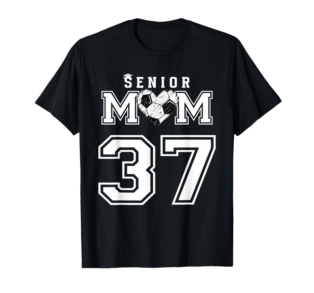 Proud Senior Soccer Mom Custom Jersey T-Shirt - Novelty Apparel for Adults - T-Shirt, Sweatshirt, Hoodie