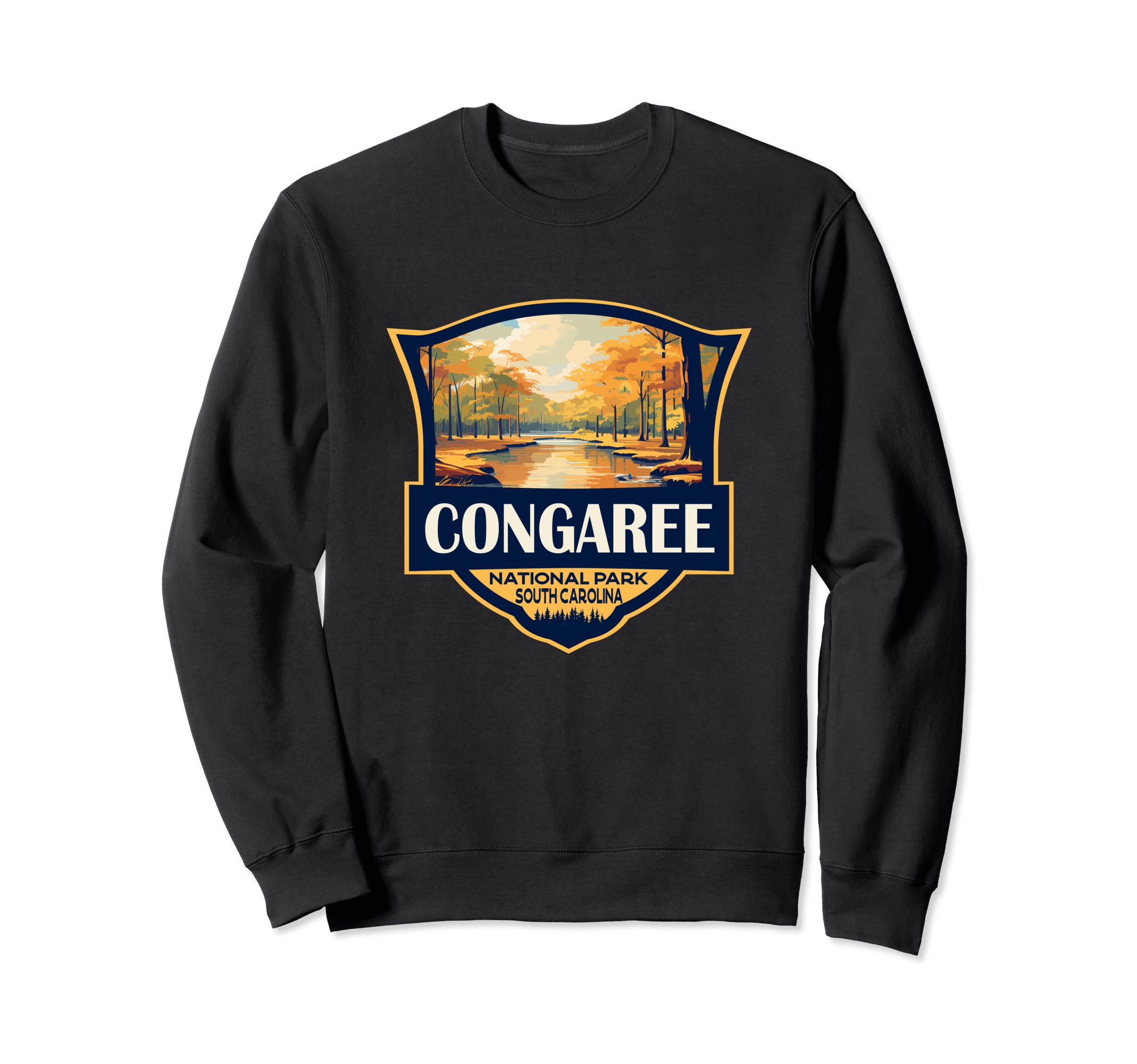 Congaree National Park Illustration Sweatshirt - Novelty Apparel Men Women - T-Shirt, Sweatshirt, Hoodie