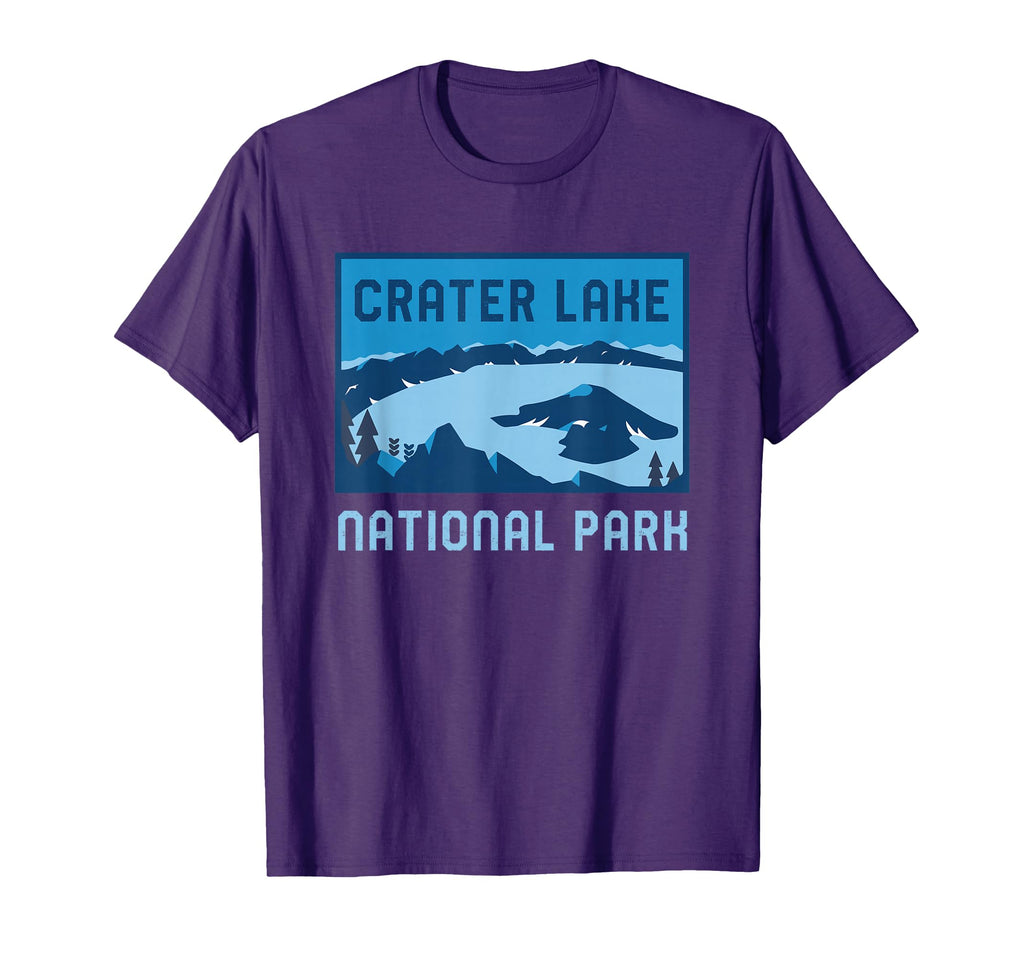 Crater Lake National Park Oregon T-Shirt - Minimalist Print for Adults - T-Shirt, Sweatshirt, Hoodie