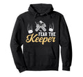 Fear Hockey Goalkeeper Mom Hockey Goalie Hoodie - Custom Art Print Unisex - T-Shirt, Sweatshirt, Hoodie
