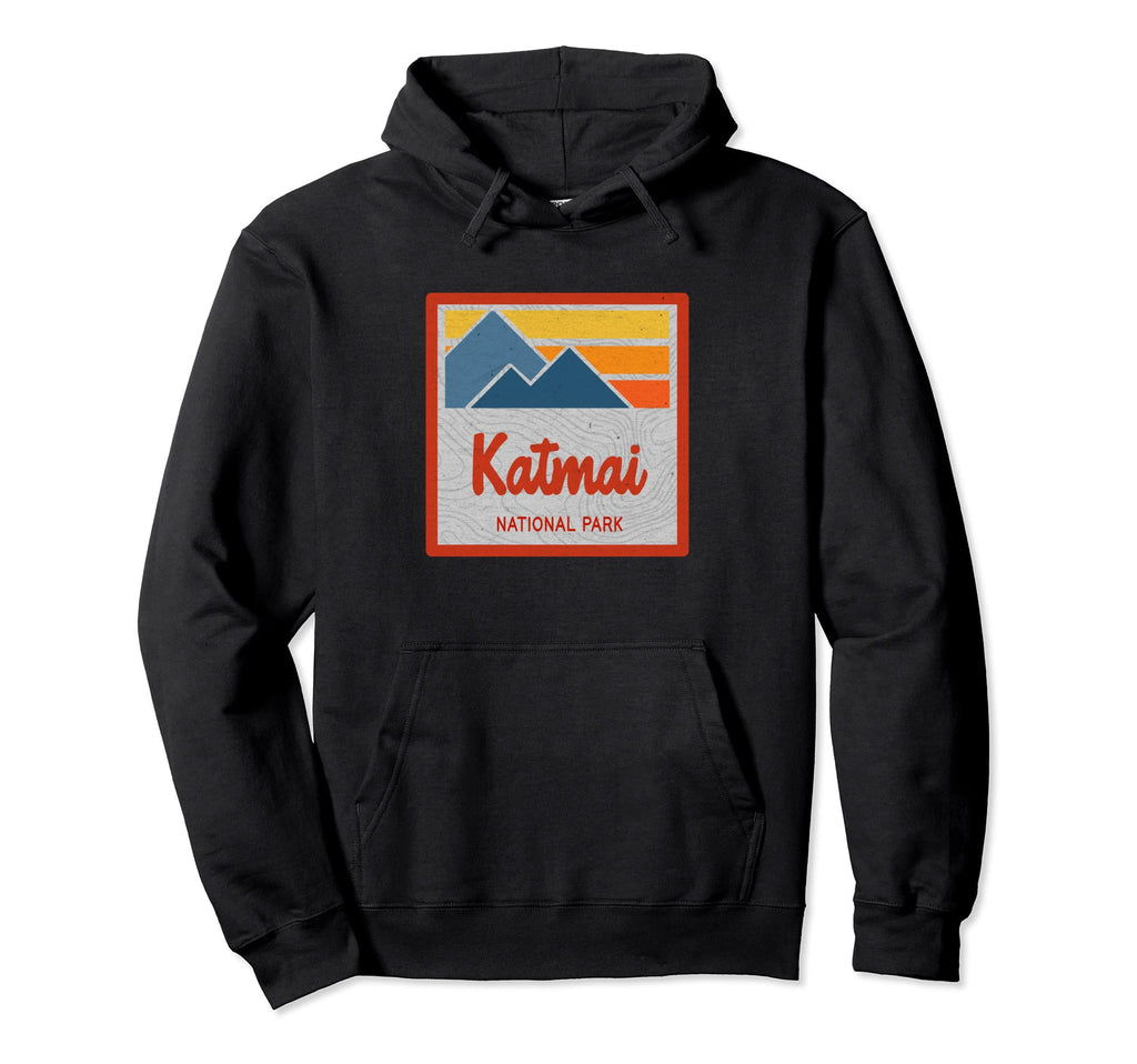 Katmai National Park Stripes Hoodie - Custom Art Print Men Women - T-Shirt, Sweatshirt, Hoodie