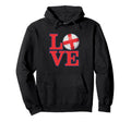 Love England Soccer Passion Pride Hoodie - Fun Novelty Design Men Women - T-Shirt, Sweatshirt, Hoodie