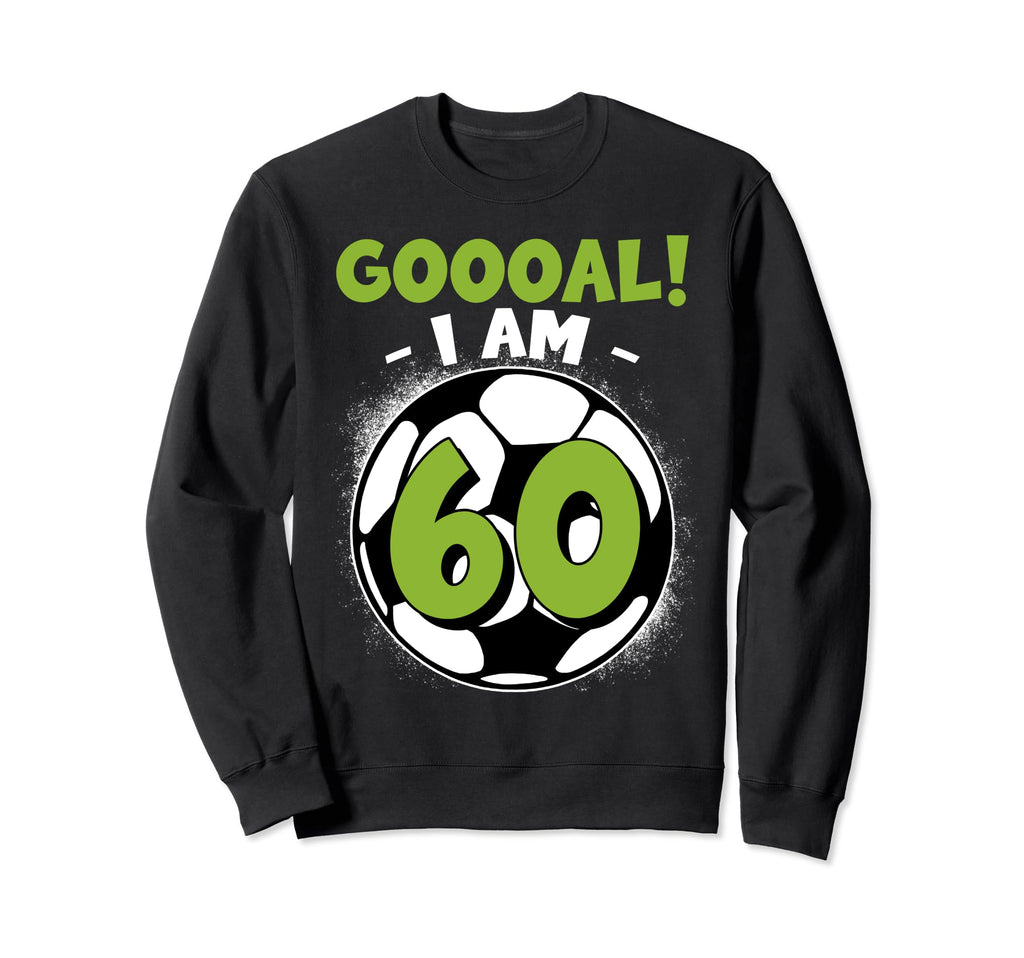 60 Year Old Birthday Soccer Themed Sweatshirt - Unique Graphic Men Women - T-Shirt, Sweatshirt, Hoodie