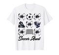 Soccer Aunt Bow Soccer Mom Mommy T-Shirt - Novelty Apparel for Adults - T-Shirt, Sweatshirt, Hoodie