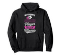 My Favorite Soccer Player Calls Me Mama Hoodie - Minimalist Print Unisex - T-Shirt, Sweatshirt, Hoodie