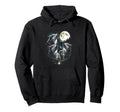 3 Wolf Howling To Moon Funny 80S 90S Hoodie - Fun Novelty Design Men Women - T-Shirt, Sweatshirt, Hoodie
