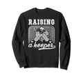 Raising Hockey Keeper Mom Ice Sweatshirt - Casual Everyday Wear for Adults - T-Shirt, Sweatshirt, Hoodie