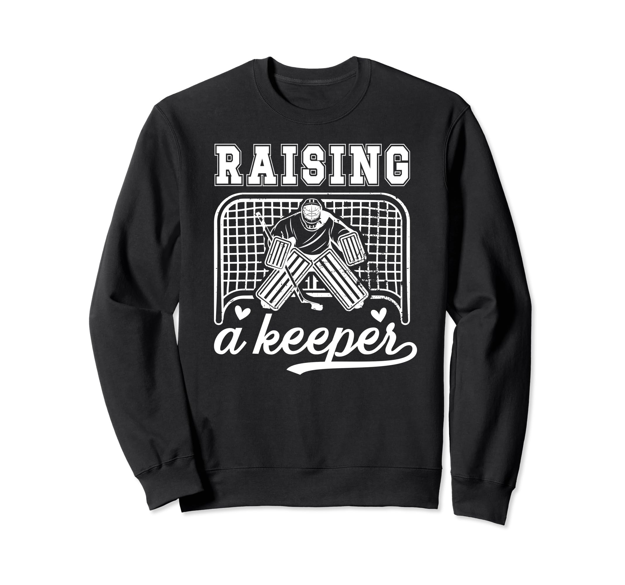 Raising Hockey Keeper Mom Ice Sweatshirt - Casual Everyday Wear for Adults - T-Shirt, Sweatshirt, Hoodie