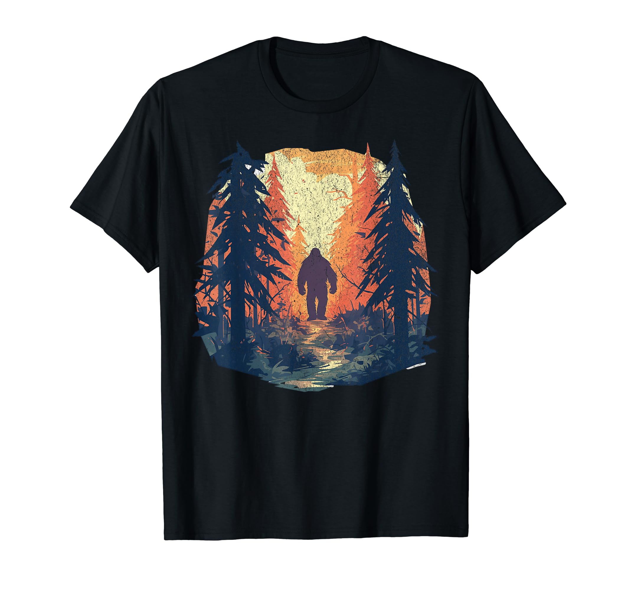 Bigfoot Sasquatch Forest National T-Shirt - Fun Novelty Design Men Women - T-Shirt, Sweatshirt, Hoodie