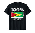 Guyana Flag Support 100 Guyanese Battery T-Shirt - Minimalist Print Unisex - T-Shirt, Sweatshirt, Hoodie