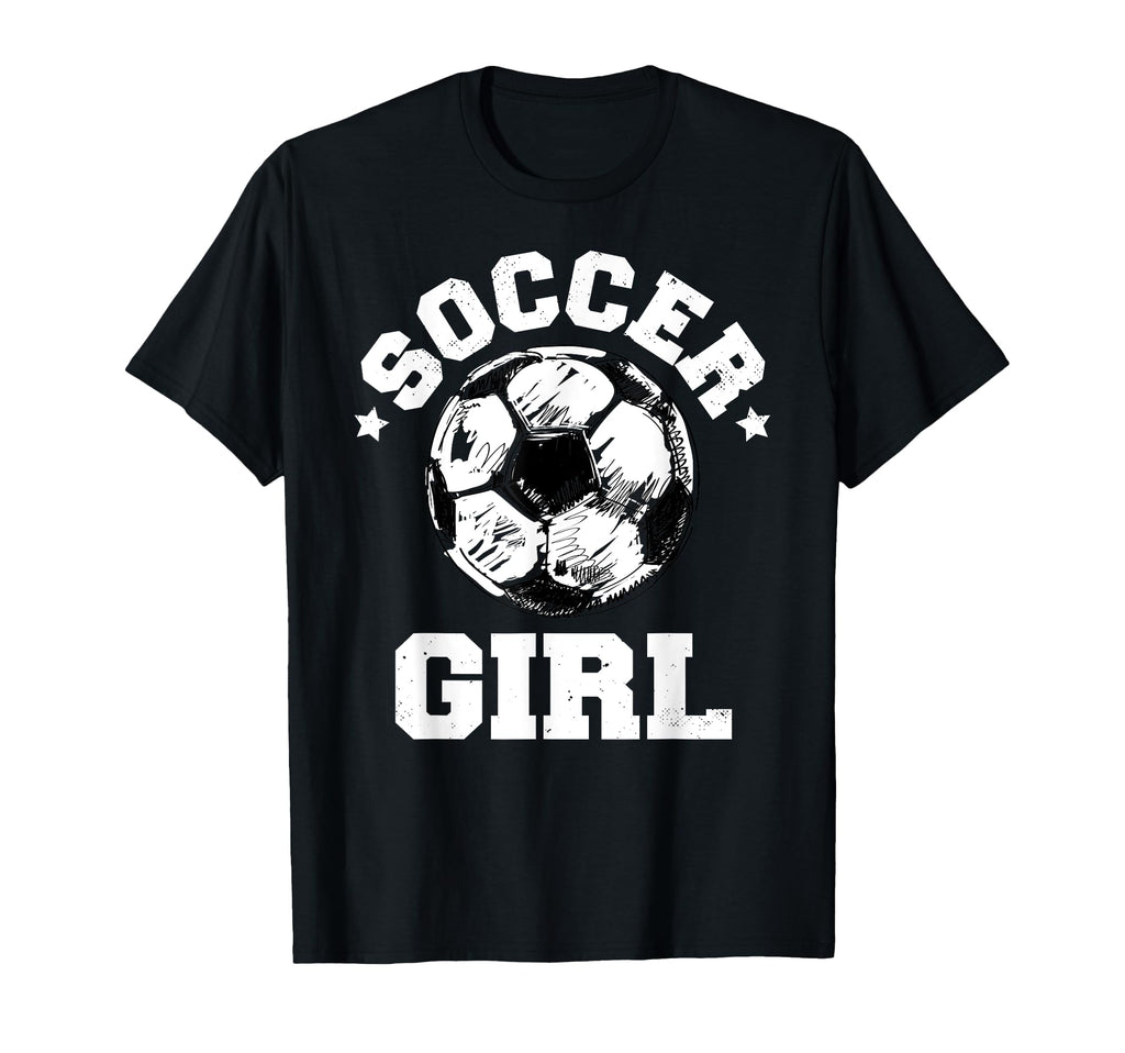 Soccer Funny Soccer Ball Distressed T-Shirt - Graphic Print for Adults - T-Shirt, Sweatshirt, Hoodie