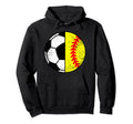 Soccer Softball Player Funny Soccer Hoodie - Aesthetic Graphic for Adults - T-Shirt, Sweatshirt, Hoodie