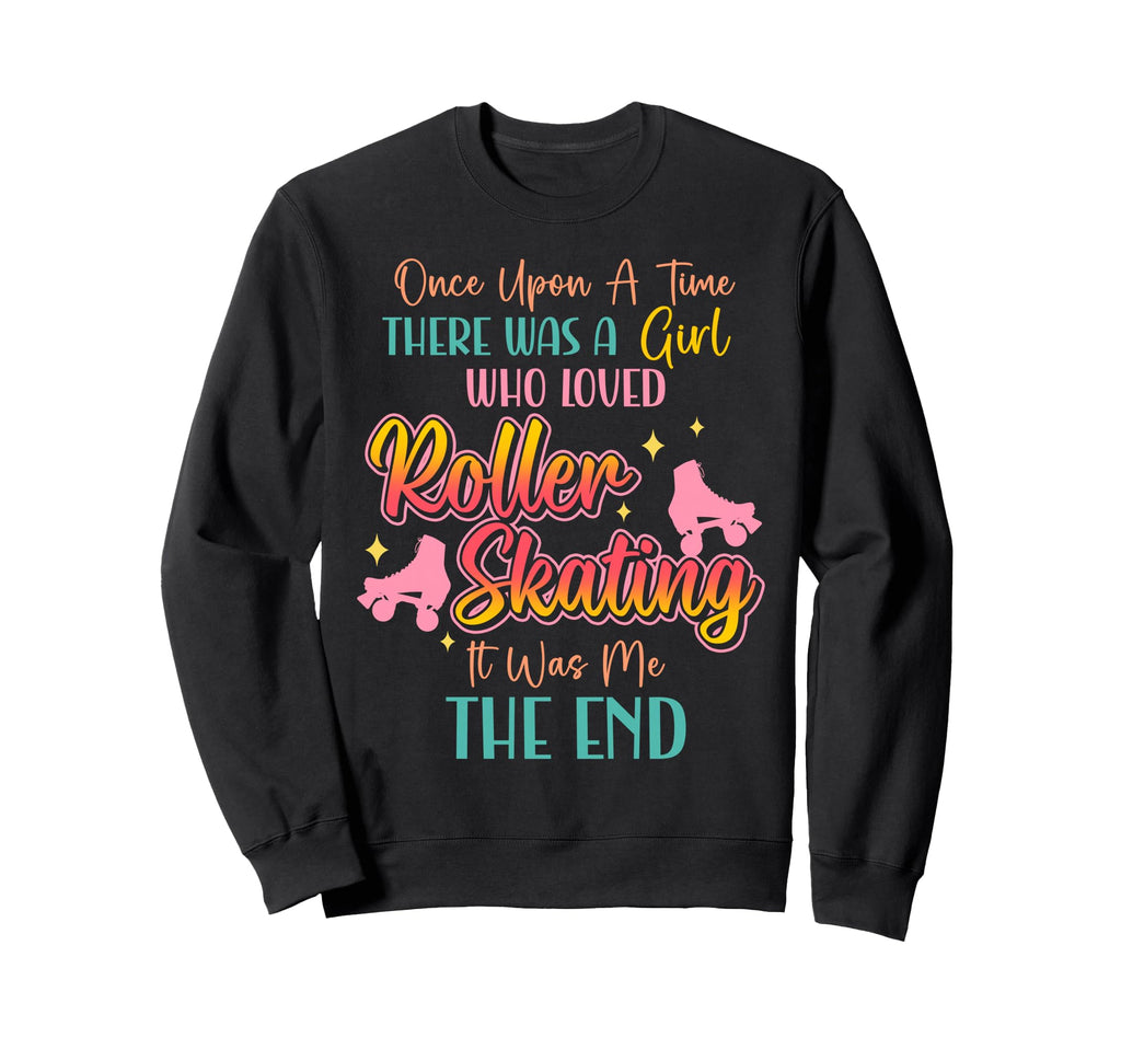 Roller Skating Skate 1970S Watercolor Sweatshirt - Novelty Apparel Unisex - T-Shirt, Sweatshirt, Hoodie