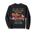 Roller Skating Skate 1970S Watercolor Sweatshirt - Novelty Apparel Unisex - T-Shirt, Sweatshirt, Hoodie