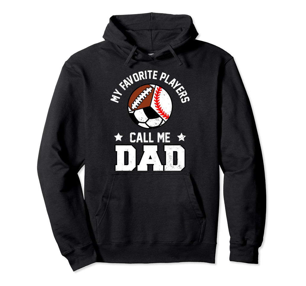 My Favorites Baseball Soccer Football Hoodie - Custom Art Print Unisex - T-Shirt, Sweatshirt, Hoodie