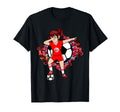 Dabbing Soccer Tunisia Jersey Floral T-Shirt - Trendy Graphic for Adults - T-Shirt, Sweatshirt, Hoodie