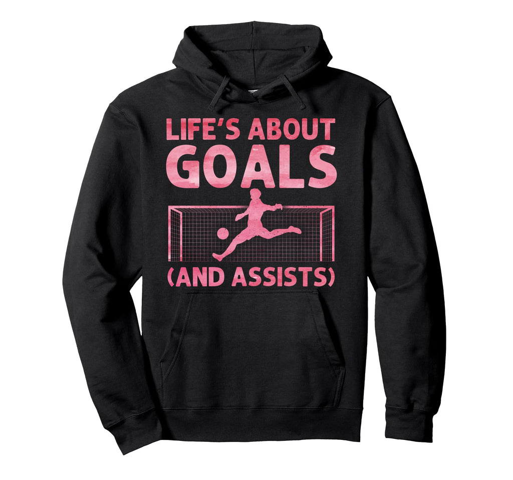 Funny Soccer Art Gag Soccer Player Hoodie - Casual Everyday Wear Unisex - T-Shirt, Sweatshirt, Hoodie
