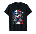 France Dabbing Soccer Ball Graffiti T-Shirt - Aesthetic Graphic for Adults - T-Shirt, Sweatshirt, Hoodie