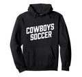 Cowboy Inspired Text Soccer Hoodie - Trendy Graphic Unisex - T-Shirt, Sweatshirt, Hoodie