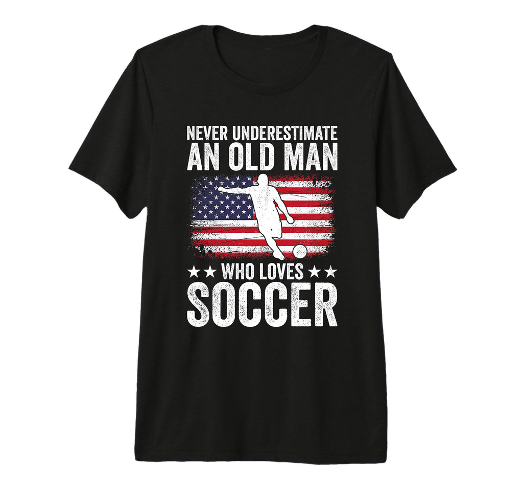 Mens Never Underestimate Old Who Loves T-Shirt - Graphic Print Unisex - T-Shirt, Sweatshirt, Hoodie