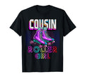 Cousin Roller Roller Skating Birthday T-Shirt - Minimalist Print Men Women - T-Shirt, Sweatshirt, Hoodie