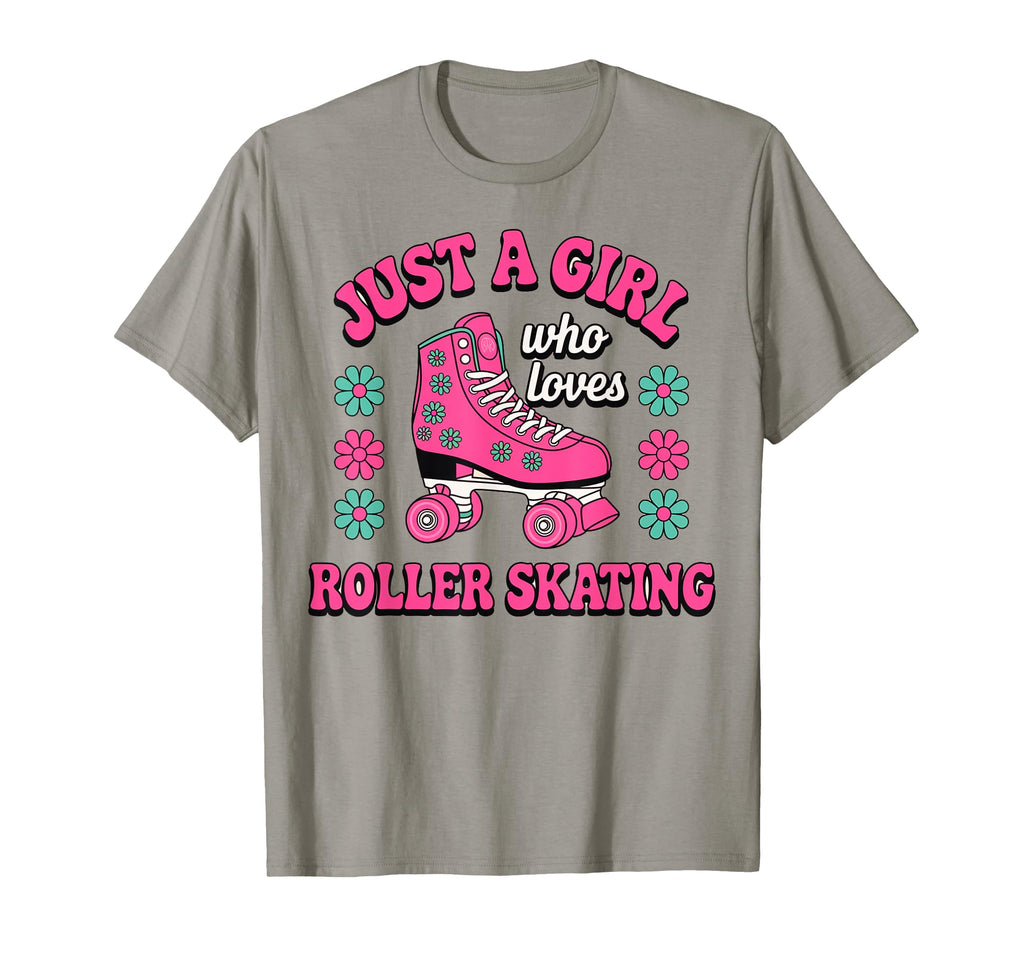 Just Who Loves Roller Skating Roller T-Shirt - Unique Graphic Men Women - T-Shirt, Sweatshirt, Hoodie