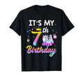 Roller Skate Its My 7Th Birthday 7 T-Shirt - Minimalist Print for Adults - T-Shirt, Sweatshirt, Hoodie