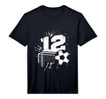 12Th Birthday Soccer Player Football T-Shirt - Minimalist Print for Adults - T-Shirt, Sweatshirt, Hoodie