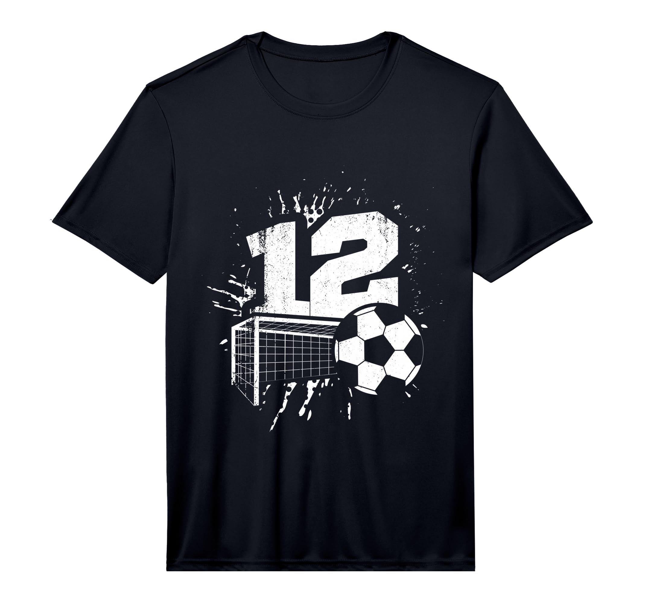 12Th Birthday Soccer Player Football T-Shirt - Minimalist Print for Adults - T-Shirt, Sweatshirt, Hoodie