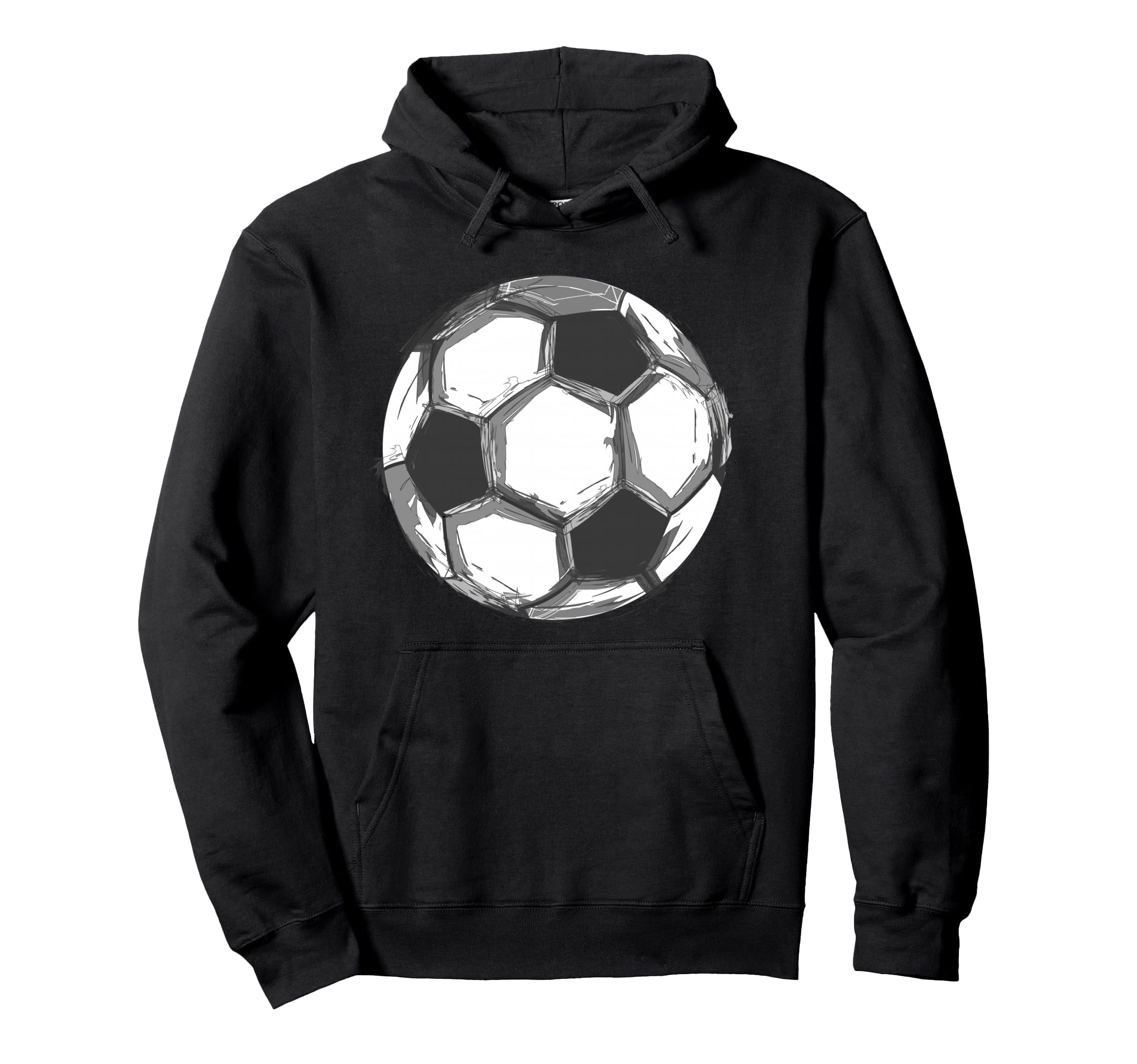 Soccer Ball Sports Players Or Fans Hoodie - Graphic Print Unisex - T-Shirt, Sweatshirt, Hoodie