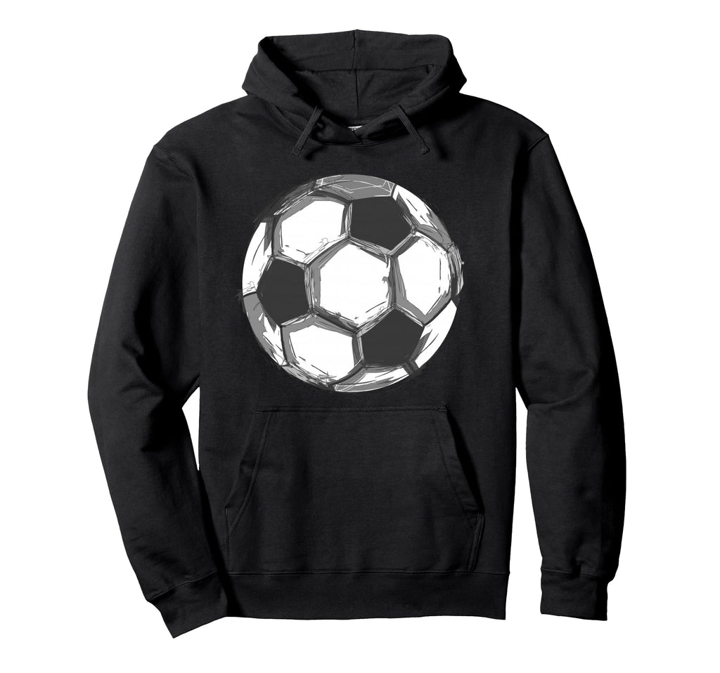 Soccer Ball Sports Players Or Fans Hoodie - Graphic Print Men Women - T-Shirt, Sweatshirt, Hoodie