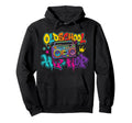 Oldschool Hip Hop Boombox Graffiti Hoodie - Fun Novelty Design for Adults - T-Shirt, Sweatshirt, Hoodie