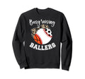 Busy Raising Ballers Sports Mom Sweatshirt - Fun Novelty Design for Adults - T-Shirt, Sweatshirt, Hoodie