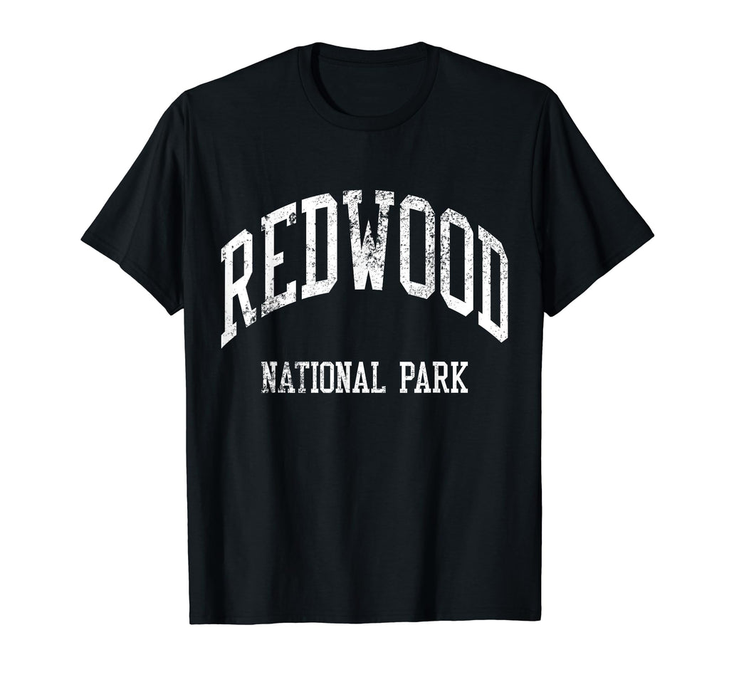 Redwood National Park 70S College Sports T-Shirt - Custom Art Print Unisex - T-Shirt, Sweatshirt, Hoodie