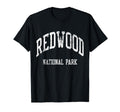 Redwood National Park 70S College Sports T-Shirt - Custom Art Print Unisex - T-Shirt, Sweatshirt, Hoodie