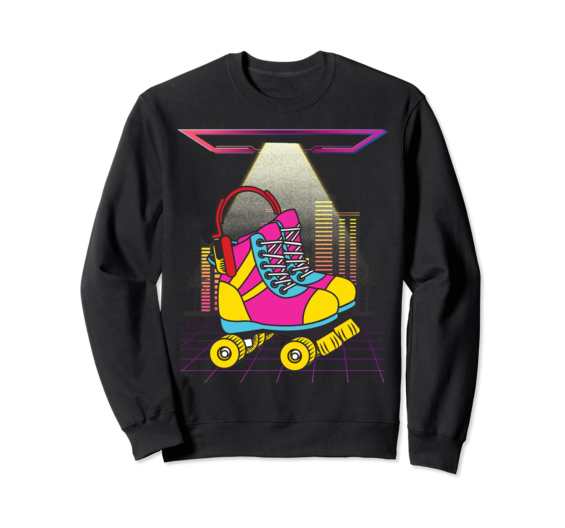 80S Disco Roller Skating 90S Party Sweatshirt - Novelty Apparel Men Women - T-Shirt, Sweatshirt, Hoodie