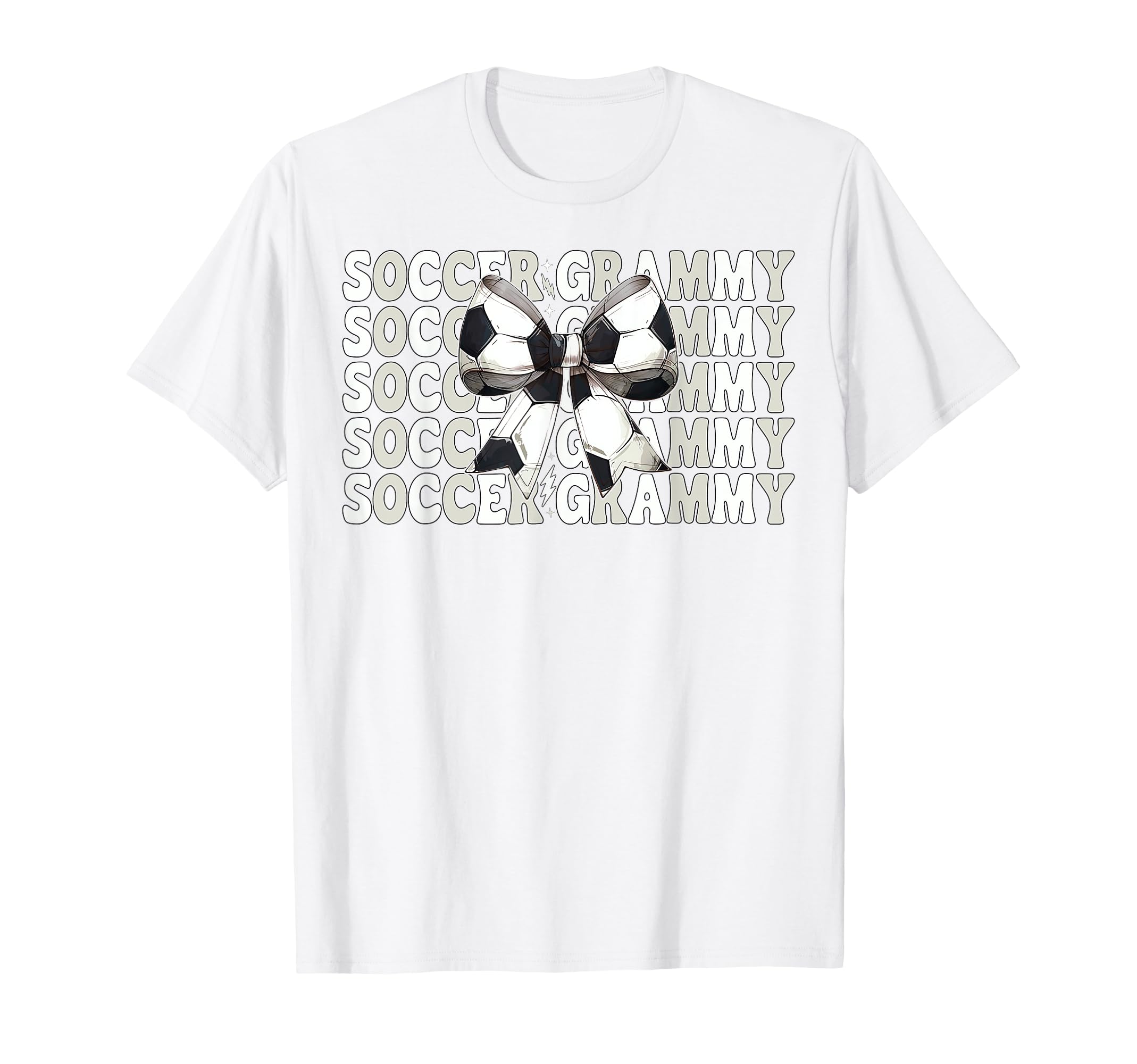 Soccer Grammy Soccer Grandma Coquette T-Shirt - Novelty Apparel for Adults - T-Shirt, Sweatshirt, Hoodie