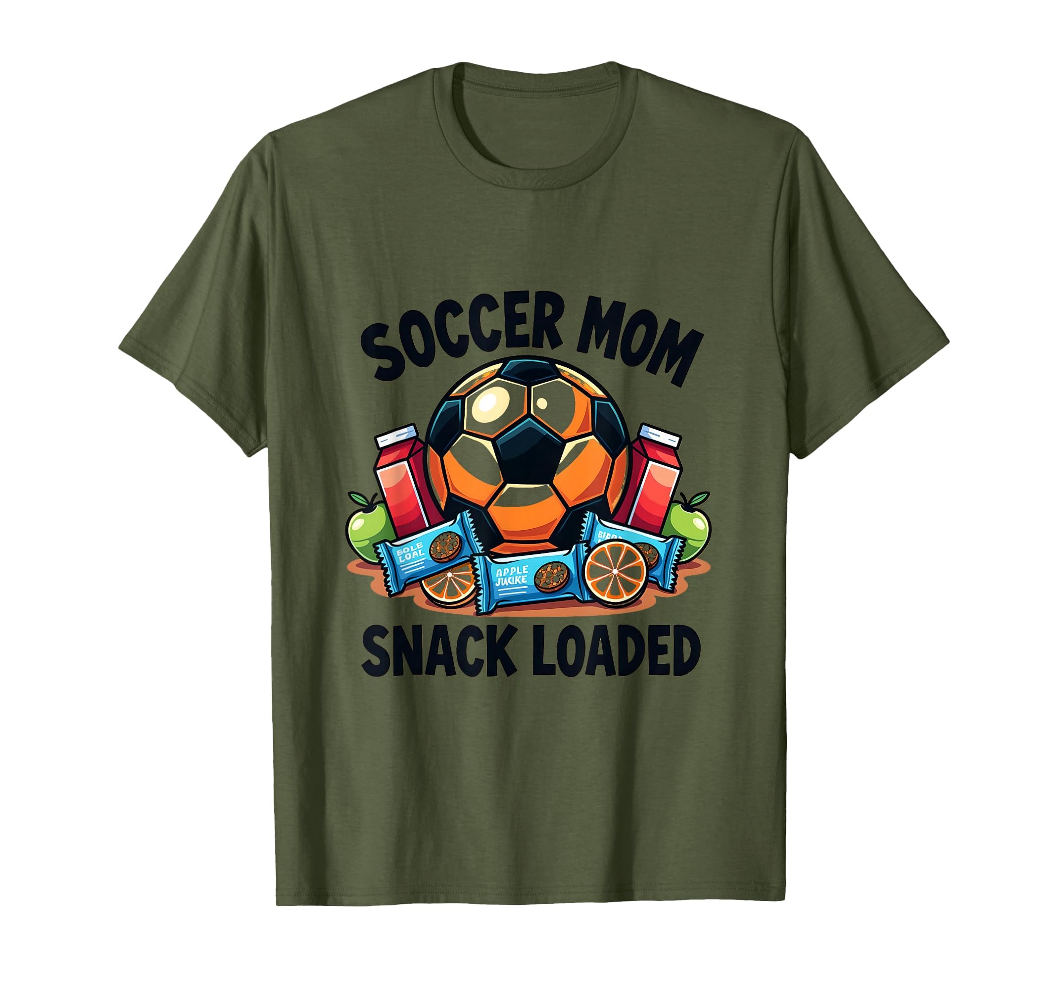 Soccer Mom Snack Loaded Fun T-Shirt - Graphic Print Men Women - T-Shirt, Sweatshirt, Hoodie
