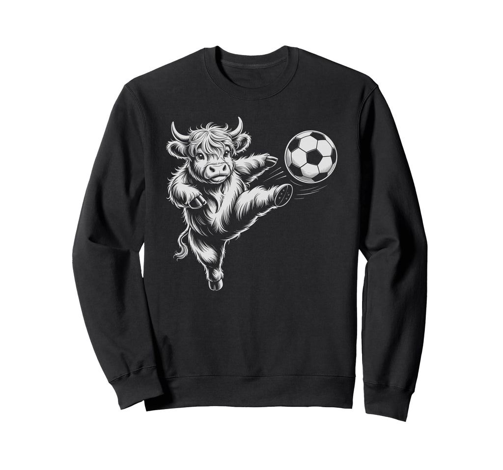 Funny Soccer Heifer Just Who Loves Sweatshirt - Novelty Apparel Men Women - T-Shirt, Sweatshirt, Hoodie