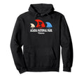 Acadia National Park Maine Surfboarding Hoodie - Graphic Print Men Women - T-Shirt, Sweatshirt, Hoodie
