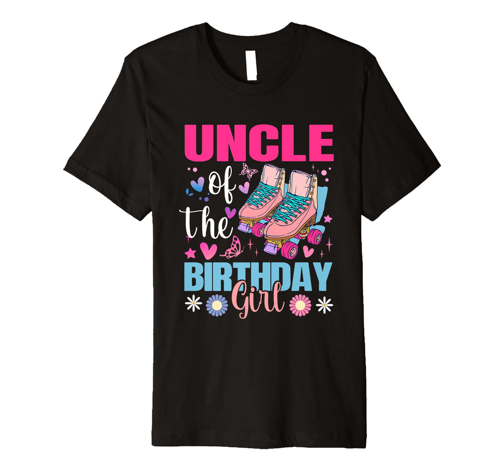 Uncle Birthday Rolling Skate Bday T-Shirt - Fun Novelty Design Unisex - T-Shirt, Sweatshirt, Hoodie